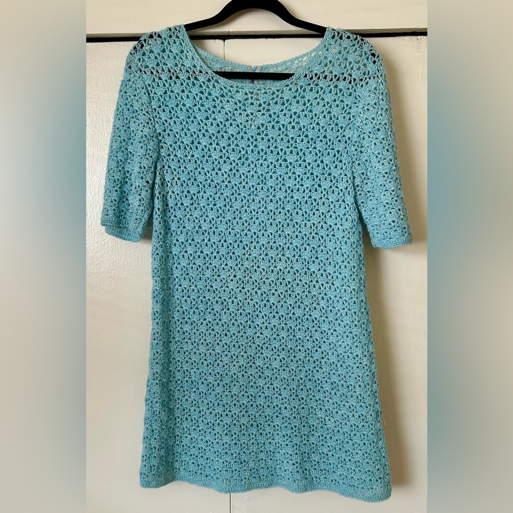 Vintage 1960’s crochet minidress